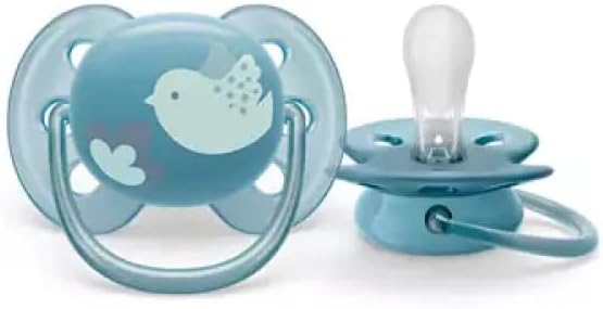 Chupeta Ultra Soft 6-18M Azul Pássaro - Philips Avent