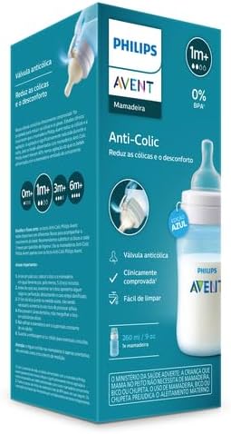 Mamadeira Anti-Colic 260ml Azul - Philips Avent