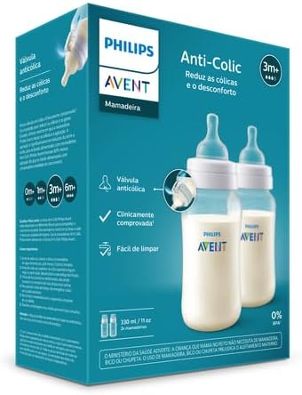 Kit 2 Mamadeiras Anticólica 330ml - Philips Avent