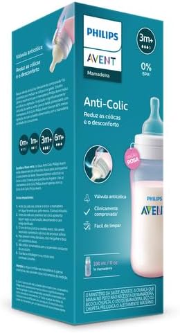 Mamadeira Anti-Colic 330ml Rosa - Philips Avent