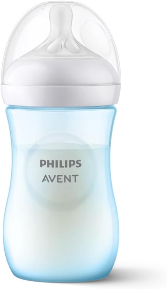 Kit 3 Mamadeiras Pétala Azul - Philips Avent