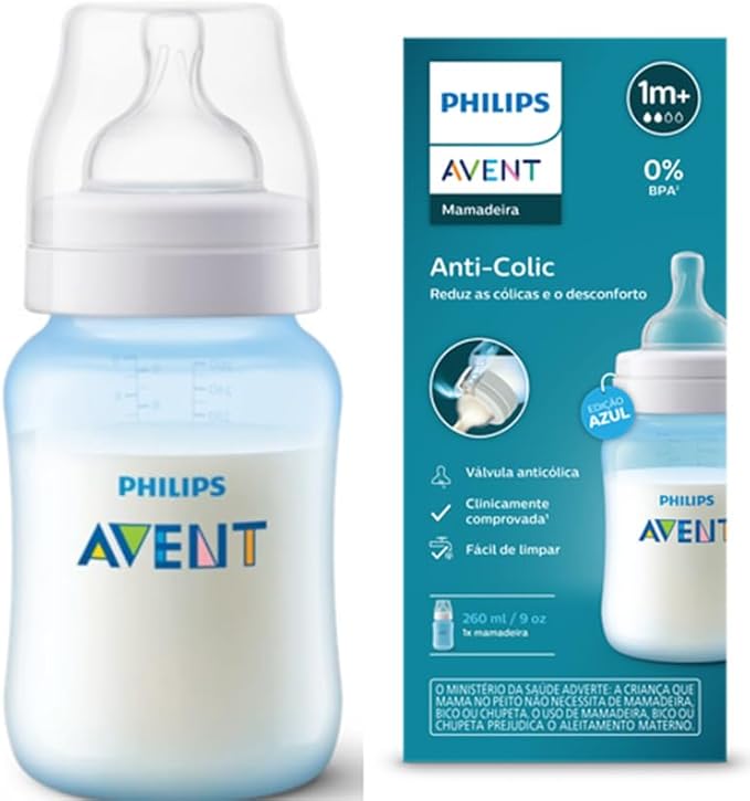 Mamadeira Anti-Colic 260ml Azul - Philips Avent