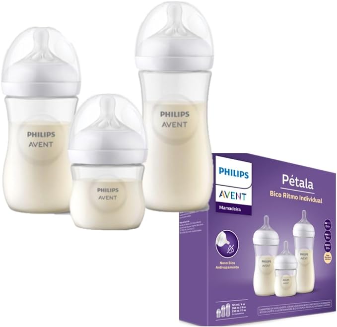 Kit 3 Mamadeiras Pétala - Philips Avent