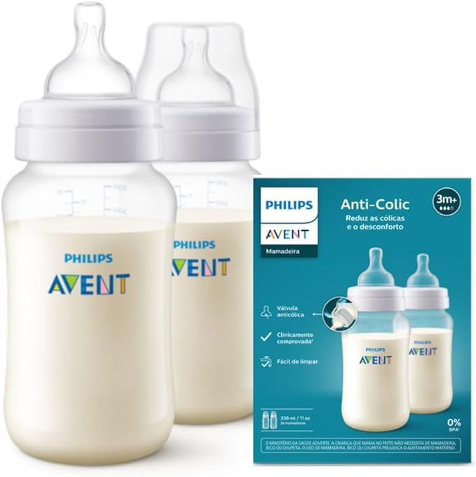 Kit 2 Mamadeiras Anticólica 330ml - Philips Avent