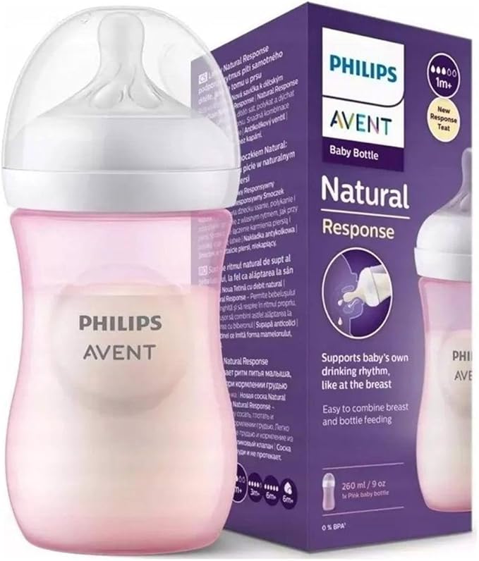 Mamadeira Pétala 3.0 260mL Rosa - Philips Avent