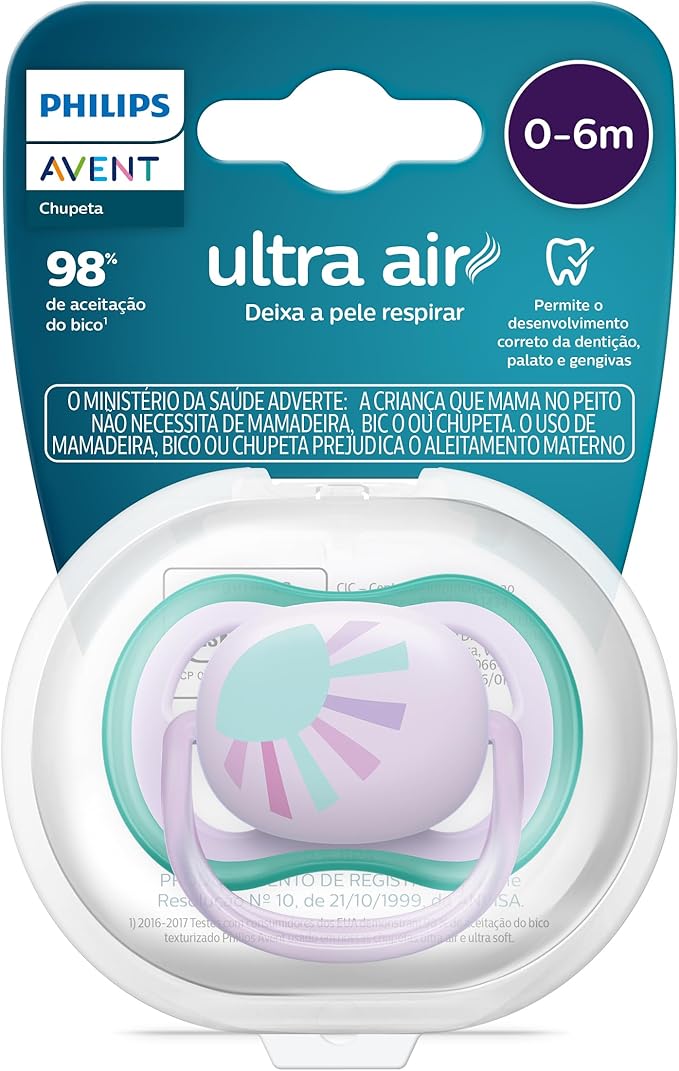 Chupeta Ultra Air 0-6 Meses Rosa - Philips Avent