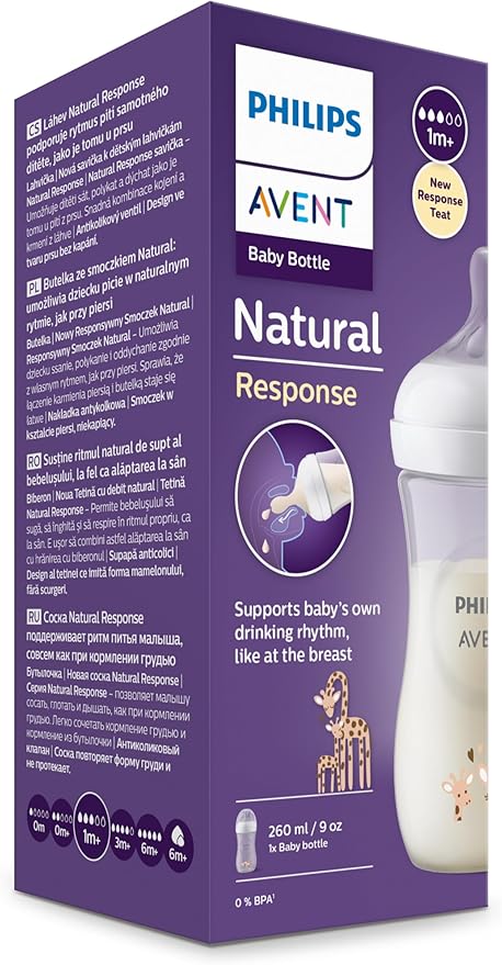 Mamadeira Pétala 3.0 260mL Girafa - Philips Avent