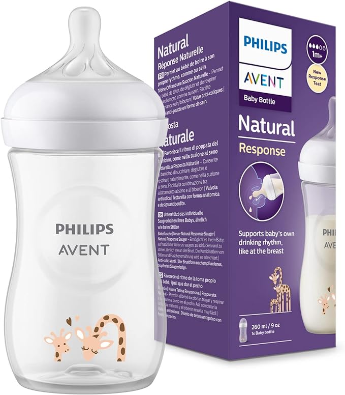 Mamadeira Pétala 3.0 260mL Girafa - Philips Avent